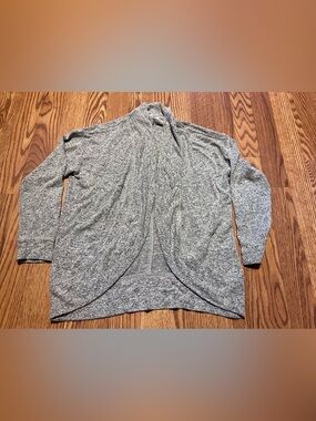 GAP girls Heather Gray Open-Front Cardigan size medium (8)